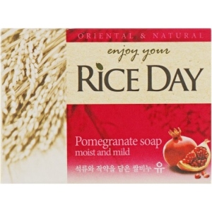 Тверде мило Lion Rice Day с экстрактом граната и пиона 100 г (8806325609049)