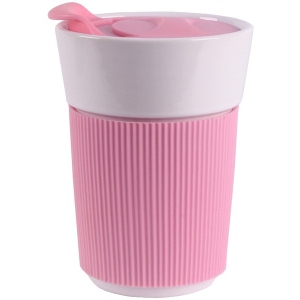 Чашка Limited Edition Travel 350 мл Pink (HTK-038)