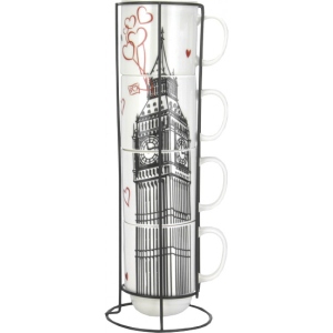 Набір чашок Limited Edition London 4х420 мл (B1163-09359-2)