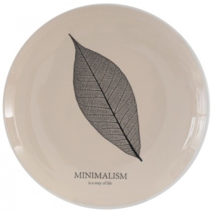 Тарілка десертна Limited Edition Minimalism 17.5 см Beige (HTK-009)