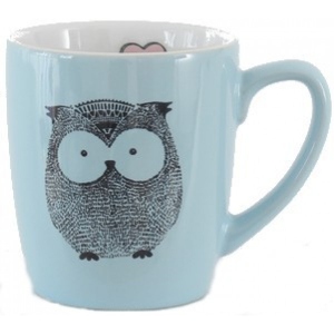 Чашка Limited Edition Owl Funny 280 мл Blue (HTK-013)