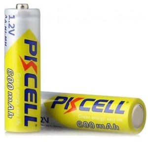 Акумулятор тип AA PKCELL HR06/AA 600mAh NiMH 2 шт. (PC/AA600-2BR)