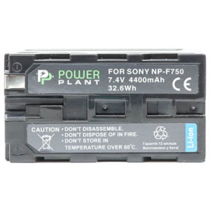 Акумулятор для фотокамери PowerPlant Sony LED NP-F750 4400mAh (DV00DV1366)