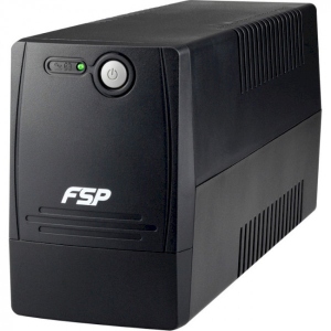 Джерело безперебійного живлення FSP FP600 600ВА/360Вт, Line-Int, CE, IEC*4+USB+USB cable Black (PPF3600721) порівняти ціни