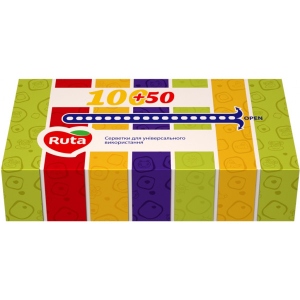 Серветки паперові Ruta 2 шари 150 аркушів (4820023745599)
