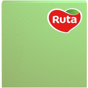 Серветки паперові Ruta столовые 33х33 см зеленый 20 шт. (4820023741614)