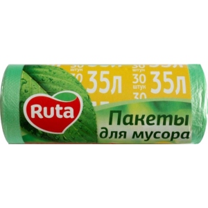 Пакет для сміття Ruta 35 л 30 шт. (4820023747234) купити в Україні
