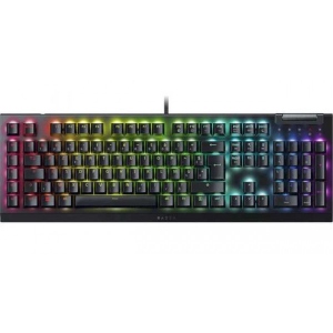 Клавіатура дротова ігрова Razer BlackWidow V4 X Green Switch RU (RZ03-04700800-R3R1)