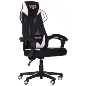 Крісло для геймерів AMF VR Racer Radical Brooks чорний/білий