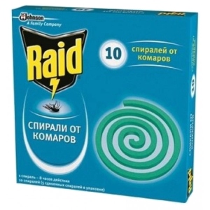 Спіраль від комах Raid 10шт