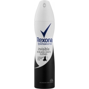 Дезодорант аерозольний Rexona Невідомий на чорному і білому 150 мл