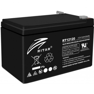 Акумулятор для ДБЖ Ritar AGM RT12120B 12V 12Ah