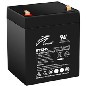 Акумулятор для ДБЖ Ritar AGM RT1245B 12V 4.5Ah Black