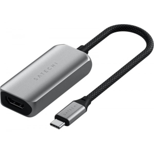 Перехідник Satechi USB-C to HDMI 2.1 8K Adapter Space Gray (ST-AC8KHM)