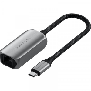 Перехідник USB-RJ-45 Satechi USB-C 2.5 Gigabit Ethernet Adapter Space Gray (ST-AE25M)