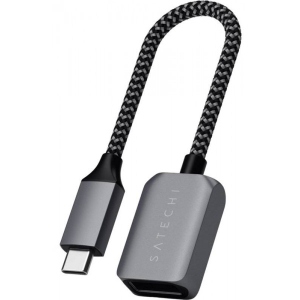 Перехідник Satechi USB-C to USB 3.0 Adapter Cable Space Gray (ST-UCATCM)