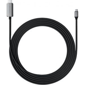 Кабель Satechi USB-C to HDMI 2.1 8K Cable Space Gray (1.8 m) (ST-YH8KCM)
