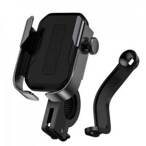Тримач для мобільного пристрою Baseus Armor Motorcycle Holder Black (SUKJA-01)