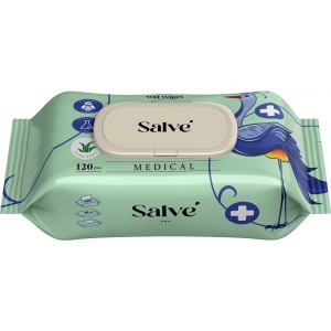 Серветки гігієнічні вологі Salve 120 шт. (5853954200782)