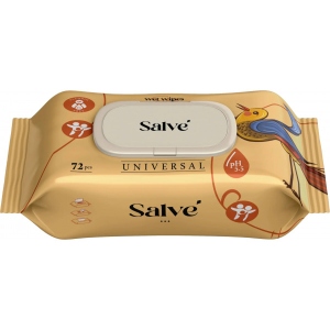 Серветки гігієнічні вологі Salve універсальні 72 шт. (5853954200539)