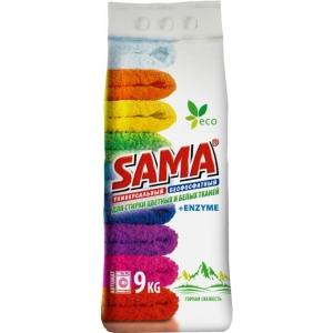 Пральний порошок SAMA Color Гірська свіжість 9 кг