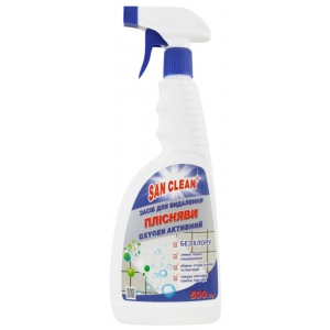 Засіб для миття у ванній кімнаті San Clean OXYGEN 500 мл (4820003544907) офіційний сайт