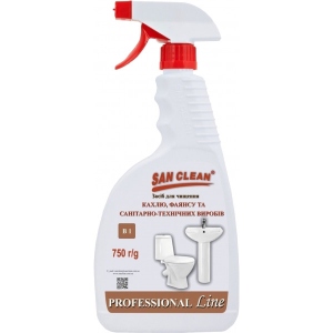 Засіб для миття у ванній кімнаті San Clean PROFESSIONAL LINE 750 мл (4820003544211) інтернет-магазин