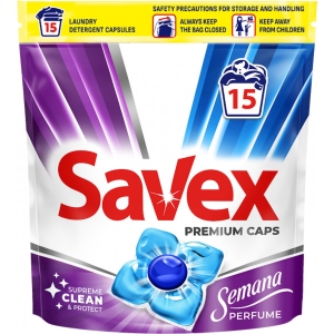 Капсули для прання SAVEX Caps Semana Perfume 15 шт. (3800024046865) Київ