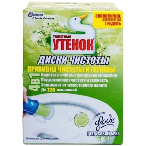 Туалетний блок SC Johnson Туалетне Каченя Диски Цитрусовий бриз (4823002004281)