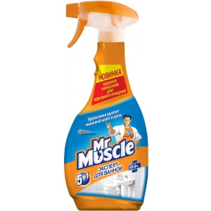 Засіб для миття у ванній кімнаті SC Johnson Mr.Muscle 5 в 1 спрей 500 мл (4823002002676)