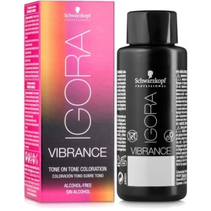 Фарба для волосся Schwarzkopf Prof. 4-68 Igora Vibrance Середньо-коричневий шоколадно-червоний 60 мл (7702045560763)