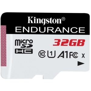 Карта пам'яті Kingston microSDHC 32GB C10 UHS-I High Endurance (SDCE/32GB)