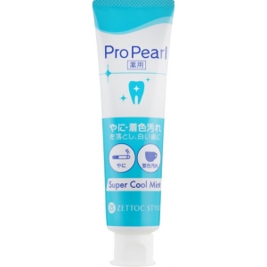 Зубна паста Zettoc Pro Pearl Super Cool Mint со вкусом ледяной мяты 100 г (4582118954308)
