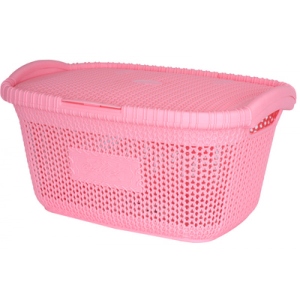 Кошик для білизни VIOLET HOUSE 1002 Віолетта Soft Pink 28 л