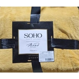 Плед двоспальний SOHO 200х230 см Pattern Mustard (1021К)