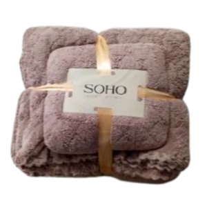 Набір рушників SOHO 35х75+70х140 см Romb Brown