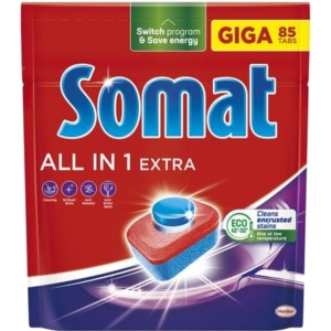 Таблетка для посудомийної машини Somat All in 1 Extra 85 шт