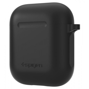 Чохол для навушників Spigen for Apple AirPods Silicone Black (066CS24808)