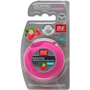 Зубна нитка Splat DentalFloss объемная с ароматом клубники (4603014001757)