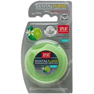 Зубна нитка Splat DentalFloss объемная с экстрактом бергамота и лайма (4603014001771)