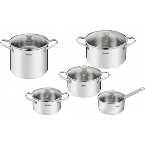 Набір посуду Tefal B921SA55 COOK EAT 10 пр кастр 5,4 л/3,1 л/2,2 л, ковш 1,5 л