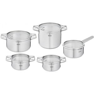 Уцінка - Набір посуду Tefal H852SA55 NORDICA 10 пр. (кастр. 6,1/5,0/2,9/2,0 л, ковш 1,4 л) #