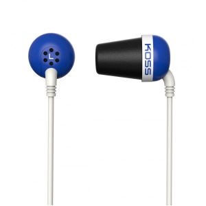 Навушники вкладиші дротові Koss The Plug Noise Isolating Blue