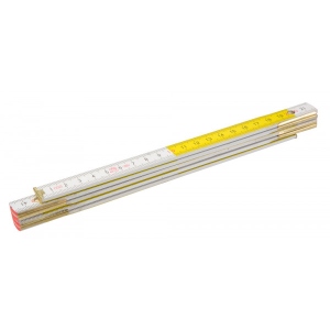 Mетр складний TOPEX 26C005 White-Yellow 1m