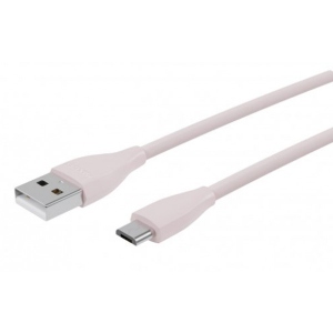 Кабель синхронізації даних Maxxter USB-microUSB 1м Pink (UB-M-USB-01GP)