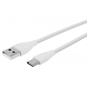 Кабель синхронізації даних Maxxter USB-USB Type-C 1m White (UB-C-USB-01W)