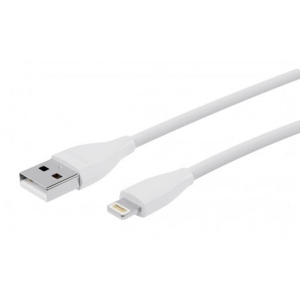 Кабель синхронізації даних Maxxter USB-Lightning 1м White (UB-L-USB-01W)