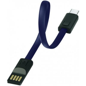 Кабель синхронізації даних Colorway USB 2.0 AM to Type-C 0.22m Blue (CW-CBUC023-BL)