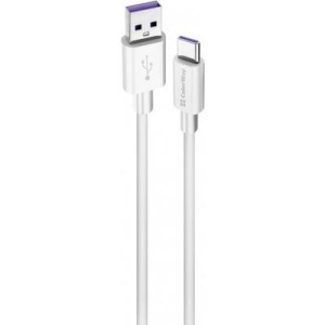 Кабель синхронізації даних Colorway USB 2.0 AM to Type-C 1.0m 5A White (CW-CBUC019-WH)