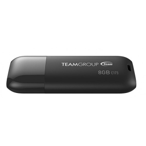 Флеш USB Team C173 8GB USB 2.0 Pearl Black (TC1738GB01)